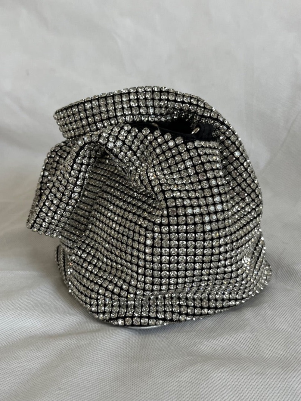 New Silver Crystal Mini Bag